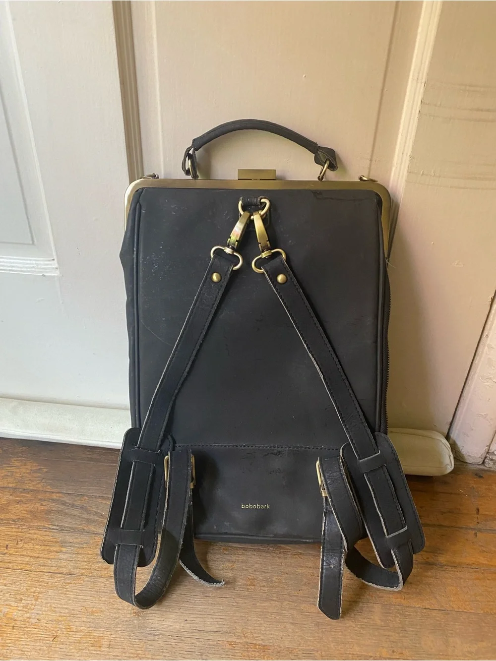 Laflore Paris chic handmade bobobark convertible backpack purse